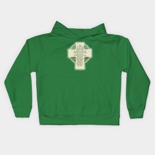 Irish Blessing - Palm of God's Hand - Green Kids Hoodie